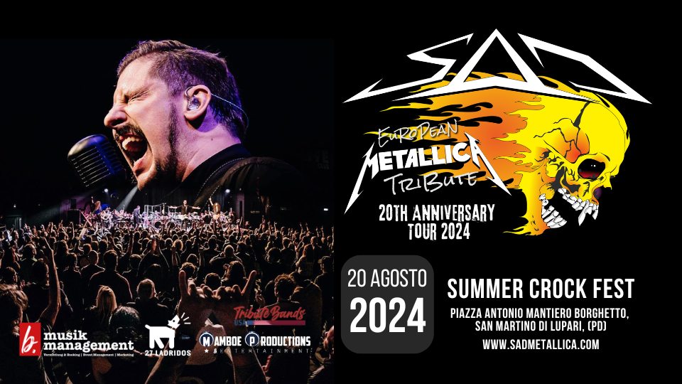 SaD European Metallica Tribute Live @ Summer Crock Fest Padova