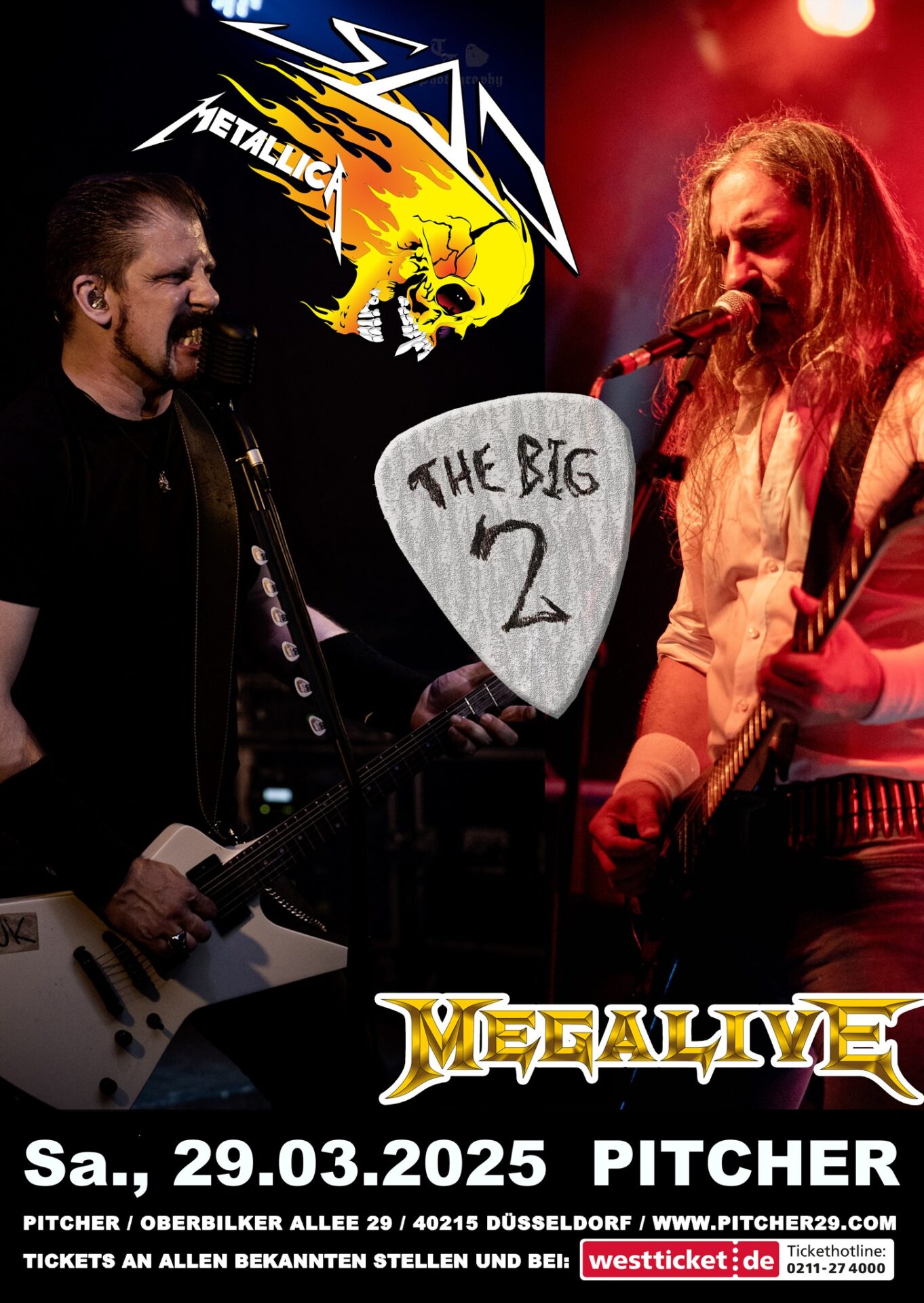 METALLICA by SAD // Support: MEGADETH by MEGALIVE „A TRIBUTE TO THE BIG 2“