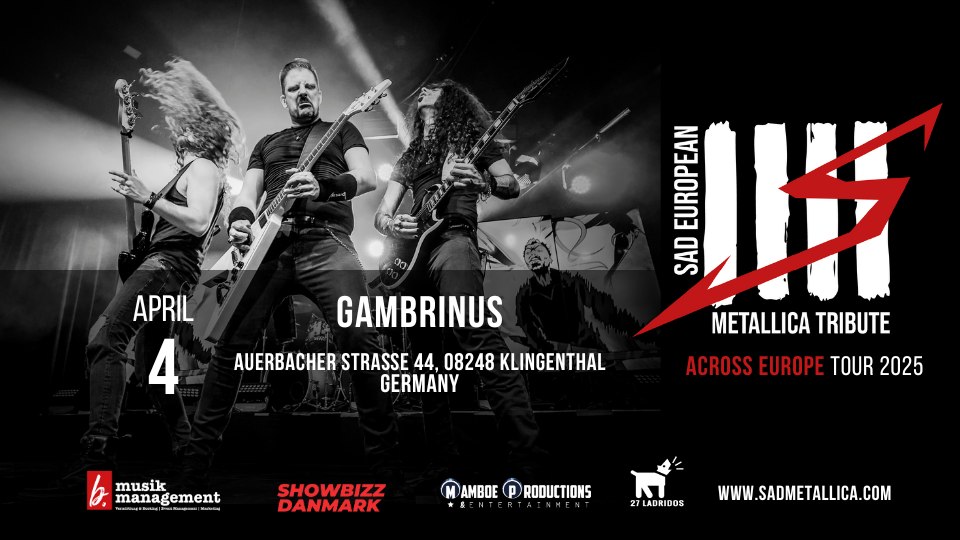 SaD European Metallica Tribute Live @ Gambrinus Klingenthal