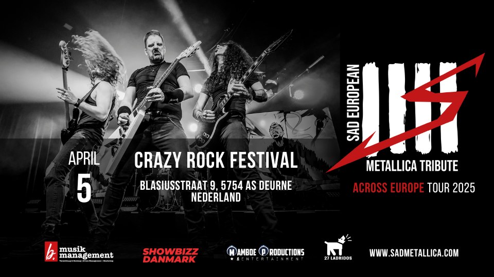 SaD European Metallica Tribute Live @ Crazy Rock Festival