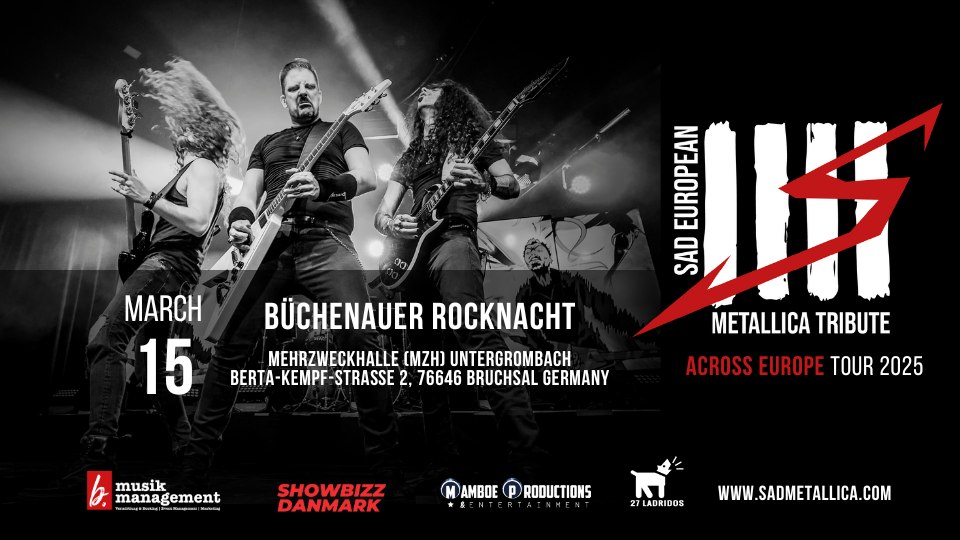 SaD European Metallica Tribute Live @ Büchenauer Rocknacht